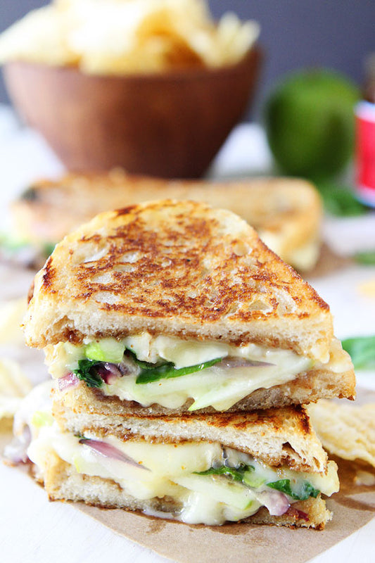 Brie, Fig, and Apple Grilled Cheese