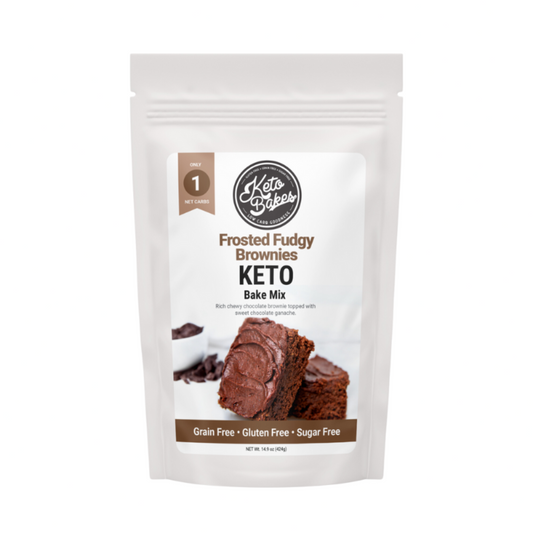 Frosted Fudgy Brownie Mix - 1g net carb