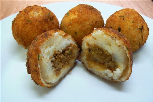 Papa Rellenas Stuffed Potato Balls - Rellenos - 100 pieces