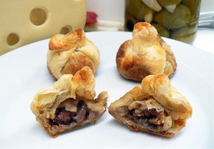 Chicken Cordon Blue Puff - 24 pieces per tray