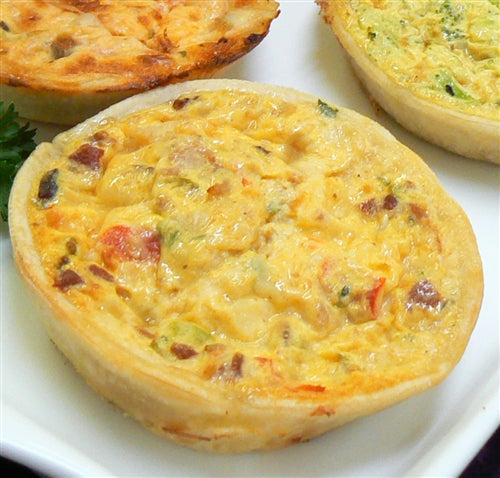 Seafood Mini Quiche - 24 pieces per tray