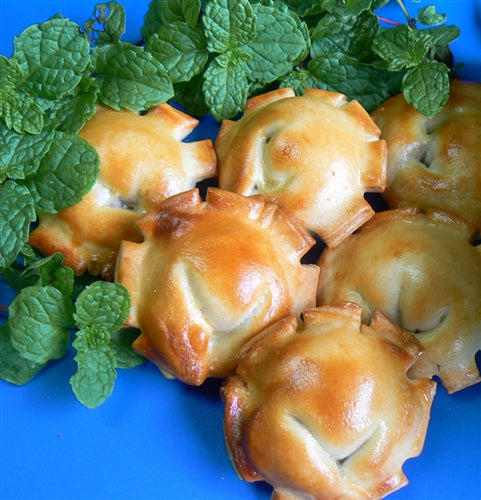 Pomegranate Eggplant Pecan Crowns - includes 100