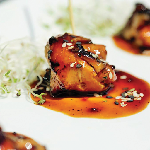 Hibachi Style Chicken Skewer - 40 pieces per tray