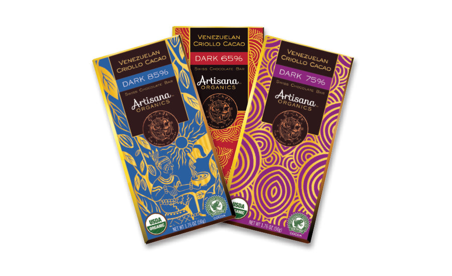 Swiss Chocolate Bar – Dark 65%  Venezuelan Criollo Cacao