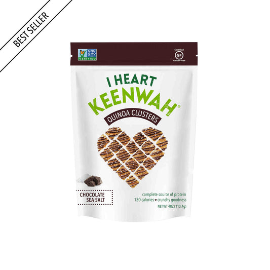 Quinoa Clusters, Chocolate Sea Salt (4oz) - Case of 6