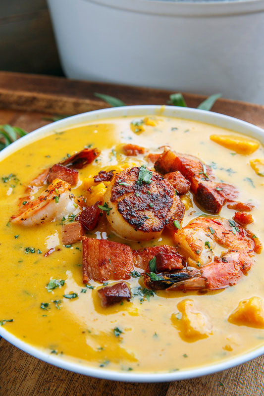Cajun Sweet Potato Seafood Chowder - 1 quart