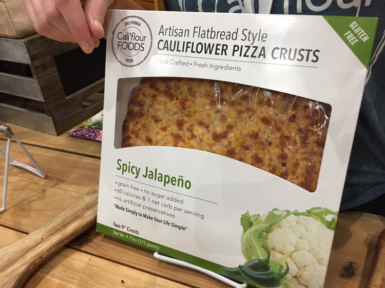 Cali'flour Foods Gluten Free, Low Carb Cauliflower Spicy Jalapeno Pizza Crusts - 3 Boxes - (6 Total Crusts, 2 Per Box