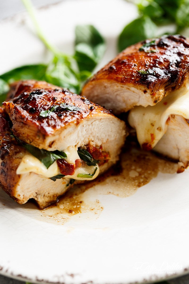 CAPRESE STUFFED BALSAMIC CHICKEN