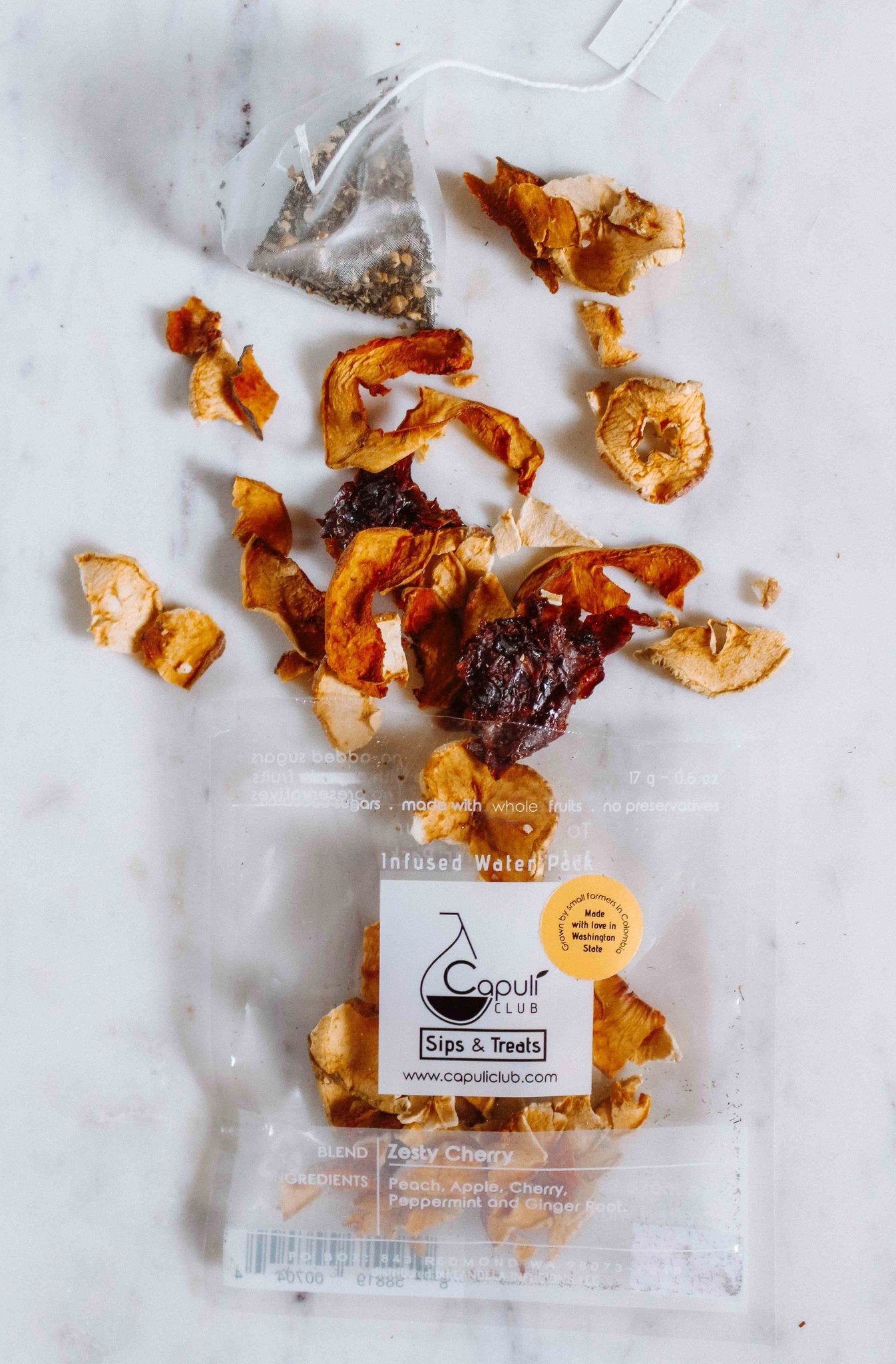 Zesty Cherry (Edible Fruit Tea) - 6 packs