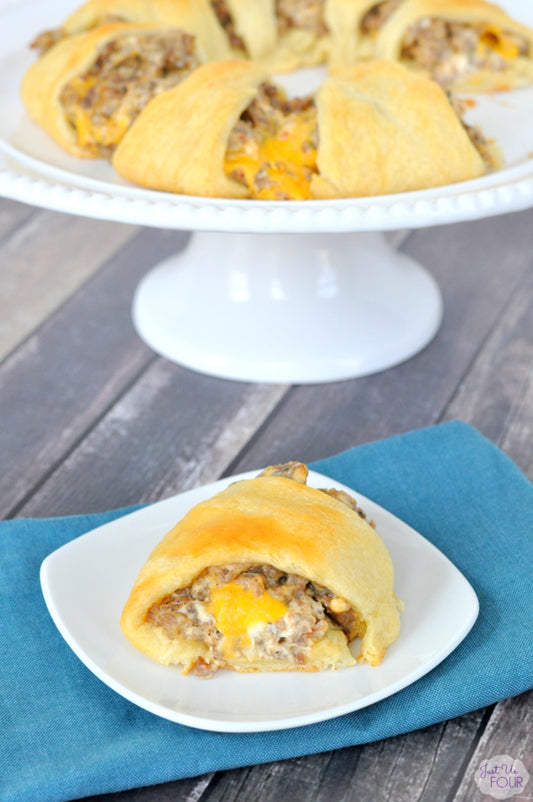 Cheesy Sausage Crescent Ring