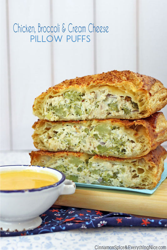Chicken, Broccoli & Cream Cheese Puffs