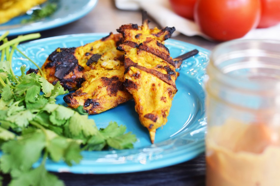 Tandoori Chicken Satays - 100 pieces per tray