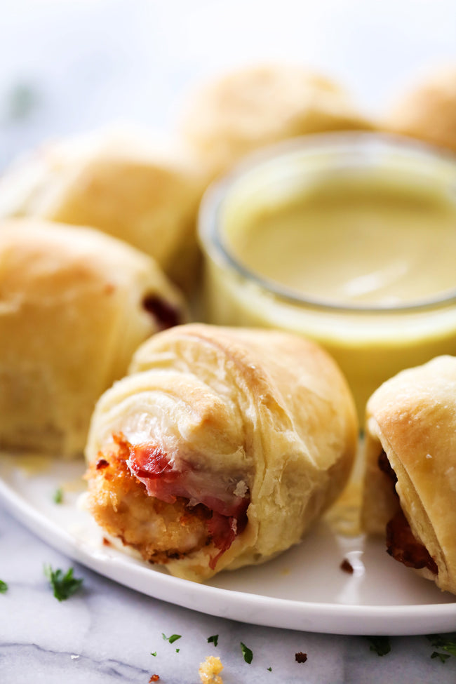 Chicken Cordon Blue Puff - 24 pieces per tray