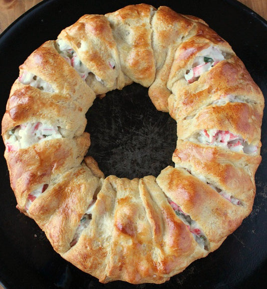 Plant Based Crab Cake Party Roll - Vegan