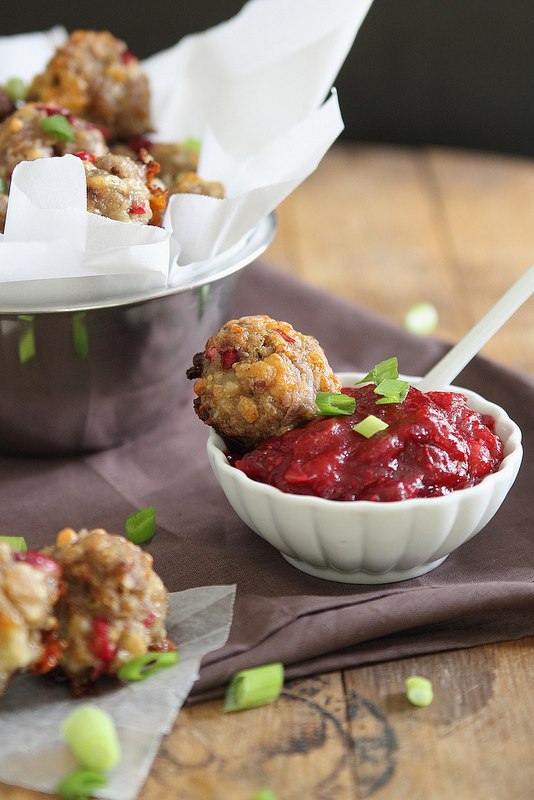Cranberry cheddar sausage bites
