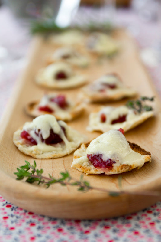 Cranberry Horseradish Cheddar Bites