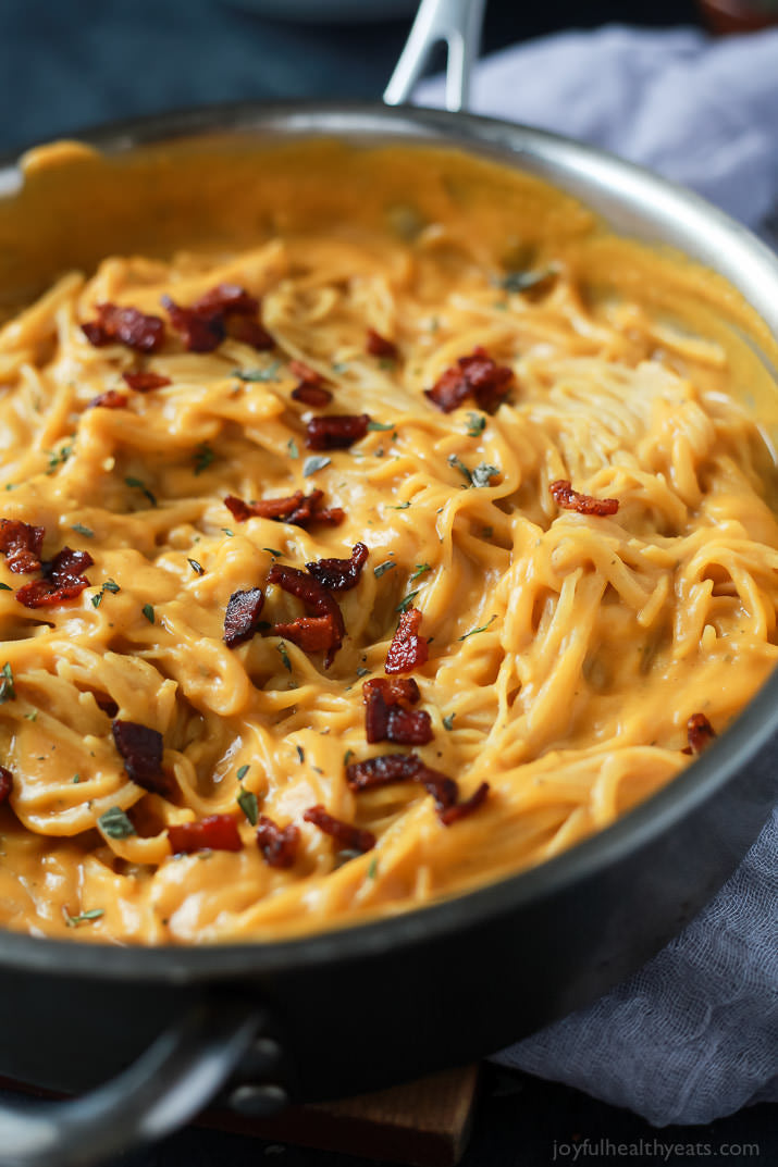 Butternut Squash Alfredo Pasta
