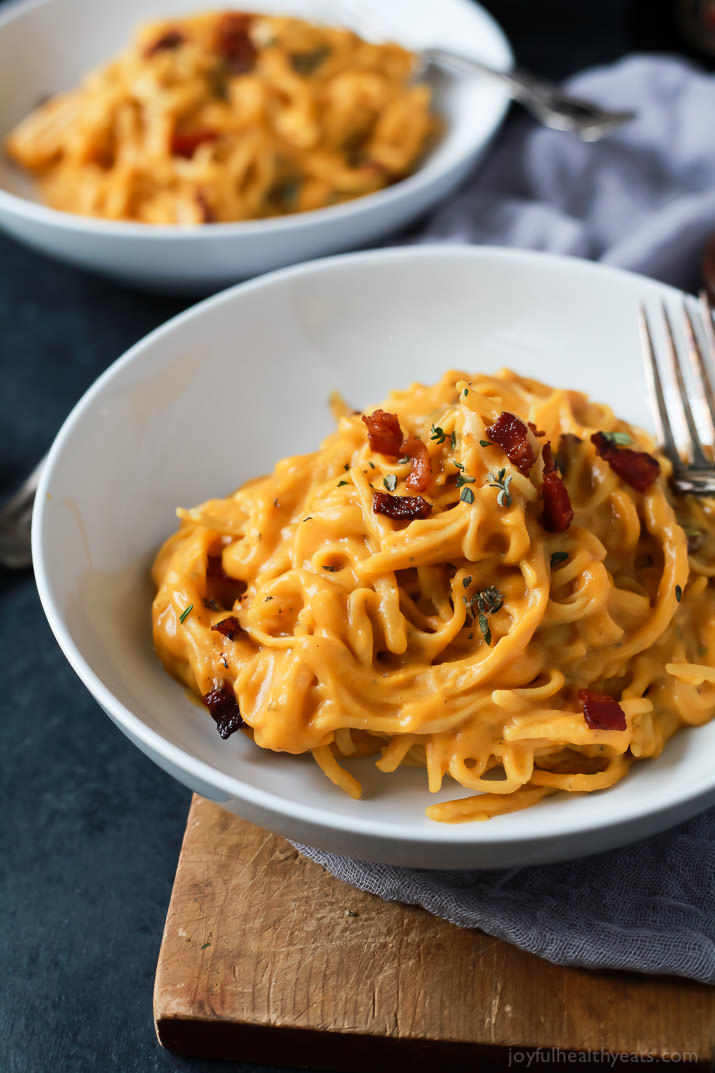 Butternut Squash Alfredo Pasta