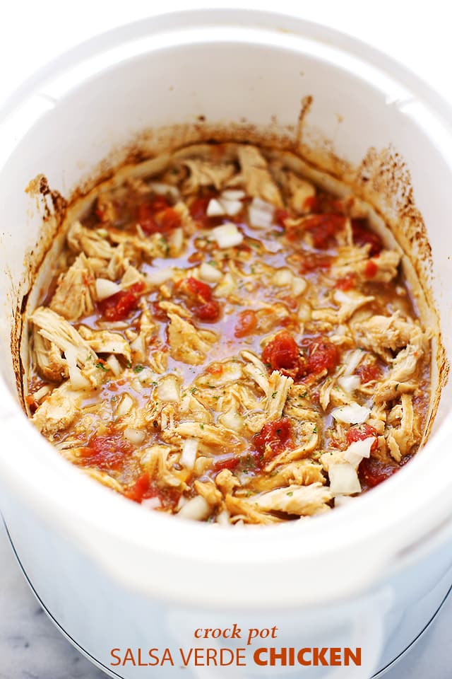 Crock Pot Salsa Verde Chicken