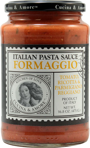 Cucina & Amore Italian Pasta Sauce Formaggio Tomato, Ricotta ...