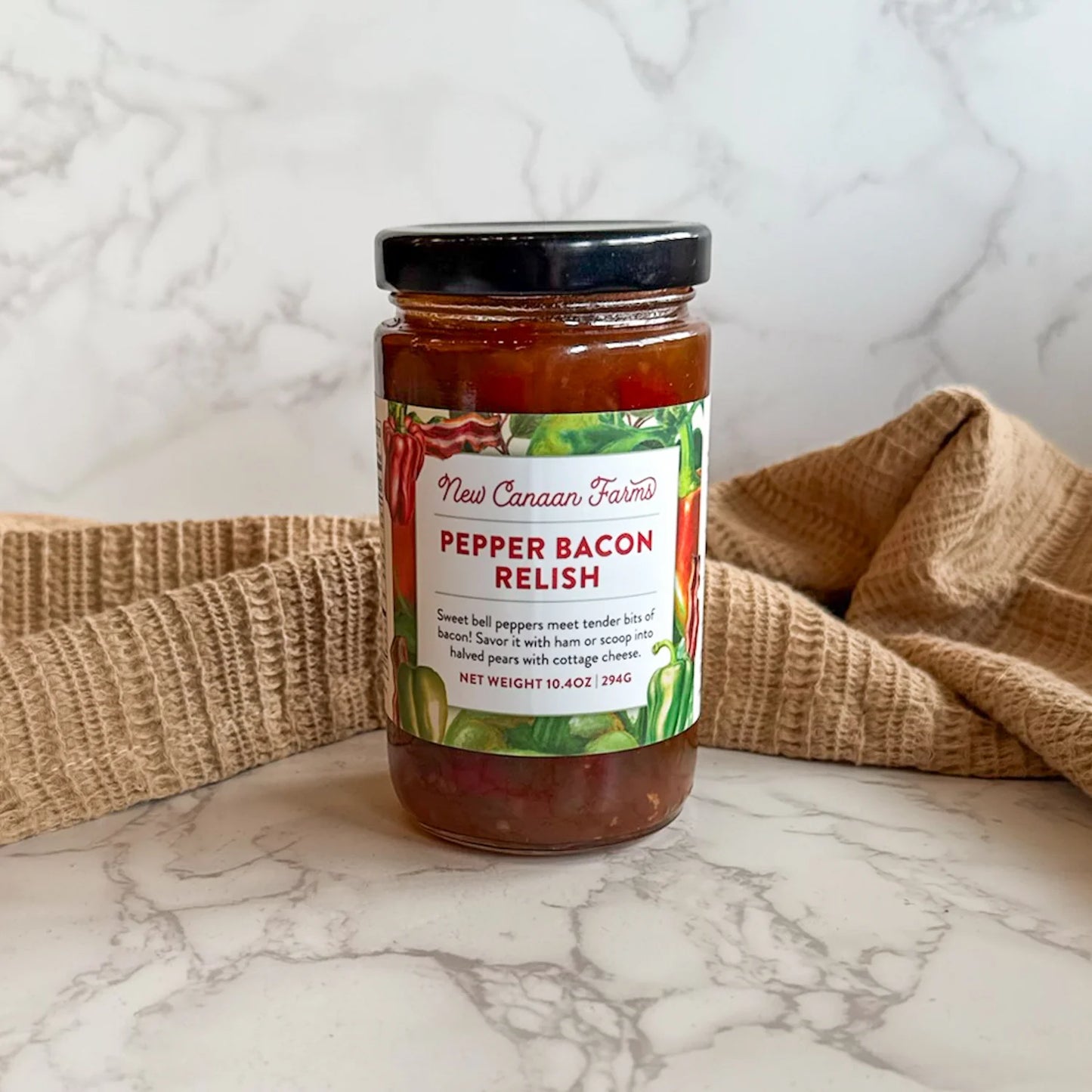 New Canaan Farms Pepper Bacon Relish