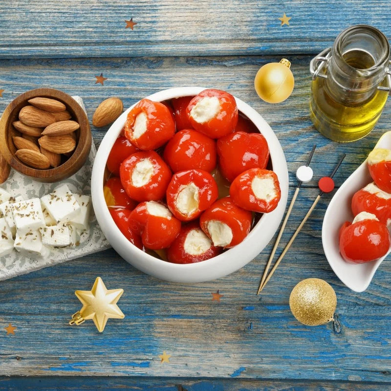 Rosara Cherry Peppers Stuffed with Cheese (Copy)