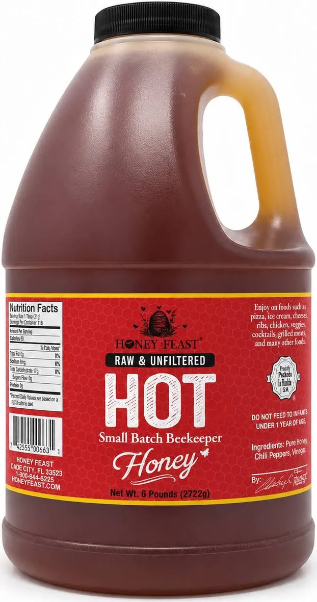Nate’s Hot Honey with Habanero Chili Pepper Flakes