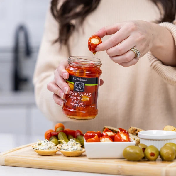 Tipsy Tapas Cheese-Stuffed Sweet Peppers