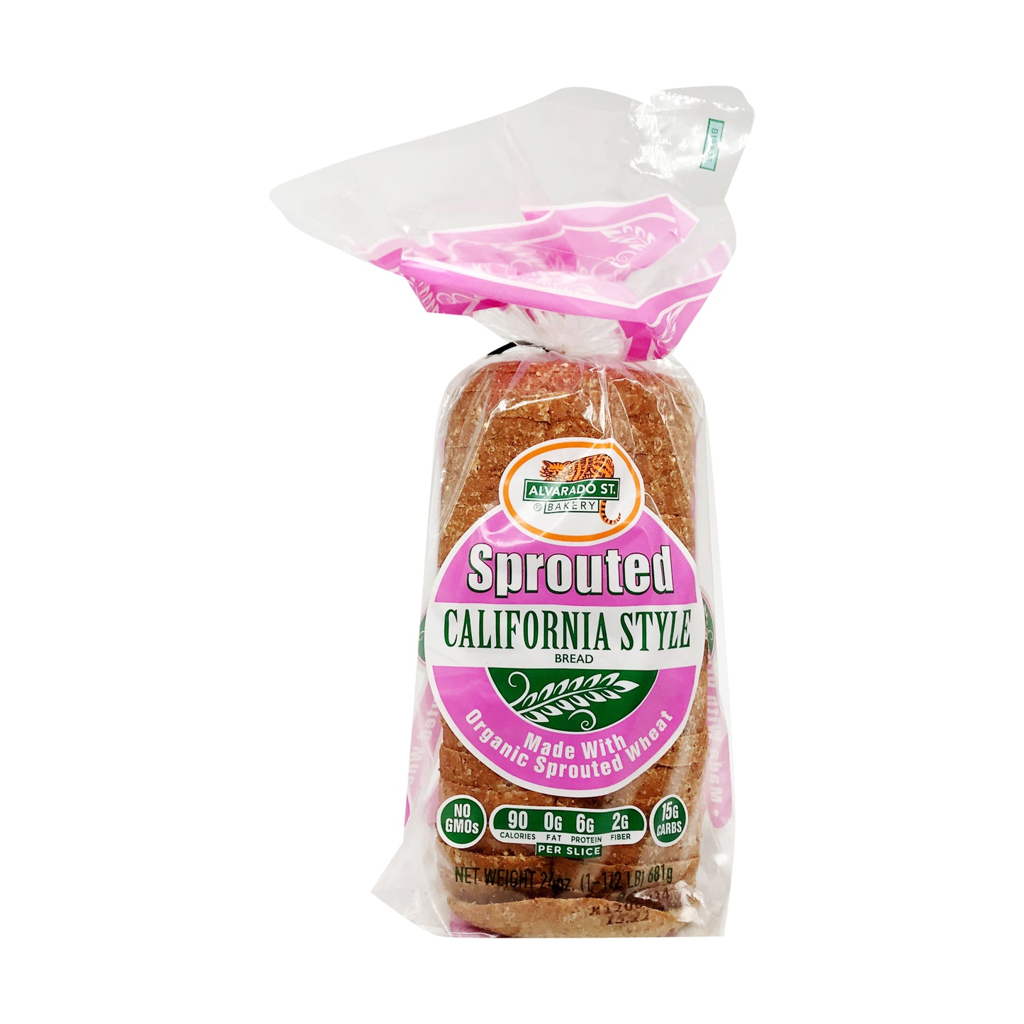 Alvarado Street Bakery Organic California Style Sprouted Whole Wheat Bread, Non-GMO - 6/Case