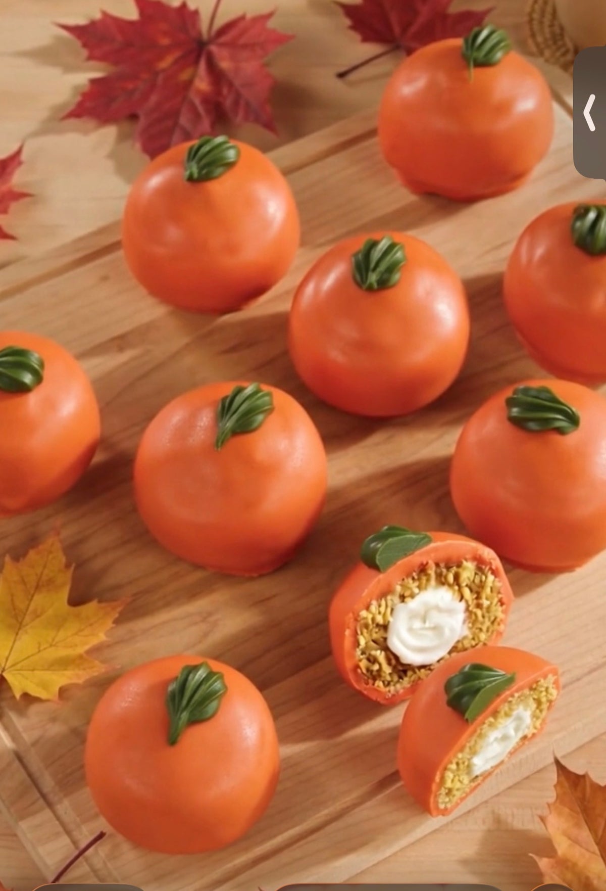 Spiced Pumpkin Petit Fours