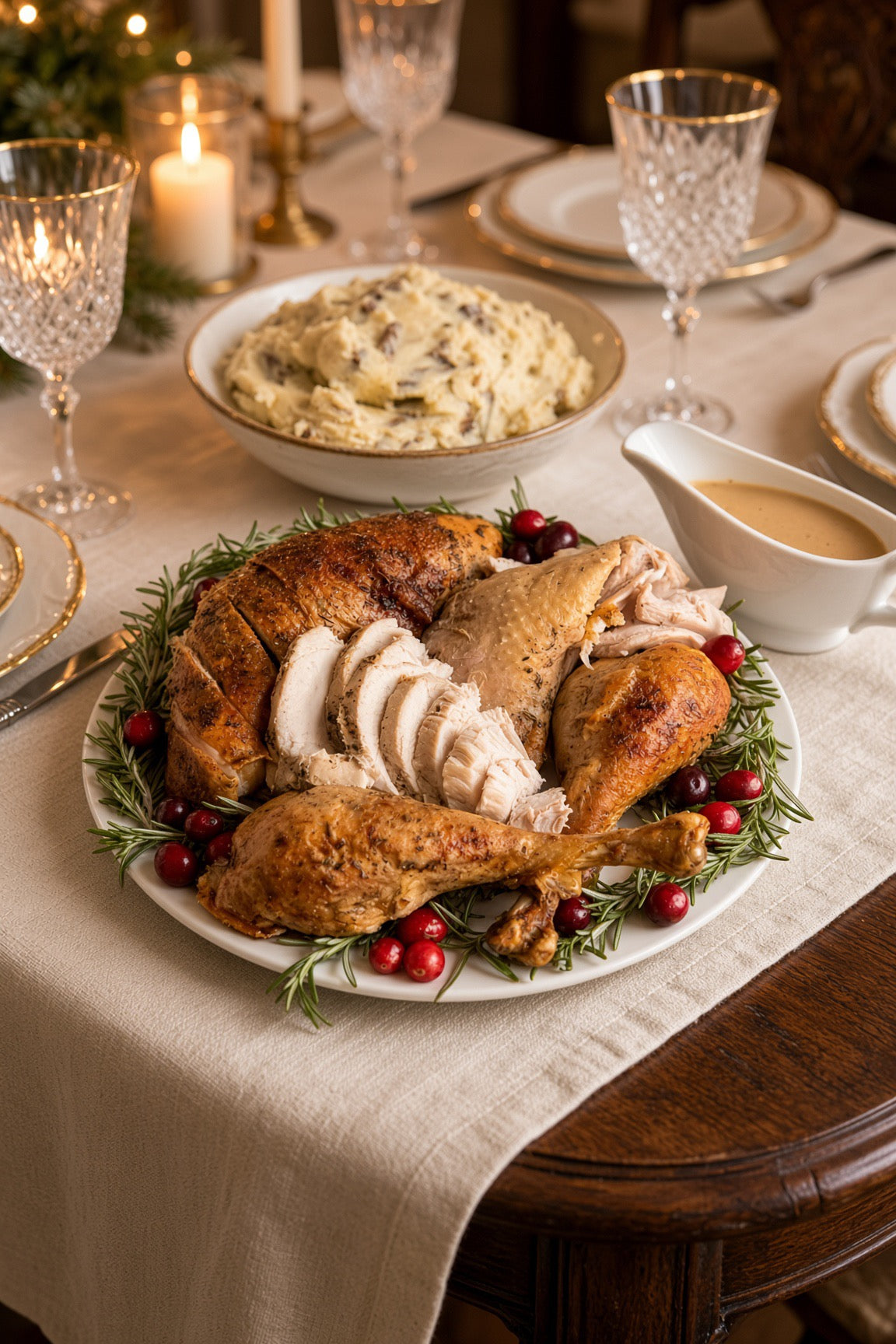 Herb Roasted Turkey — Slow-Roasted Whole, 10–12 lb