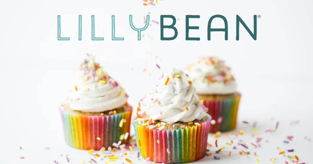 LillyBean Gluten-Free Vanilla Bean Cake & Cupcake Mix | Vegan • Top-9 Allergen-Free • No Artificial Colors or Flavors