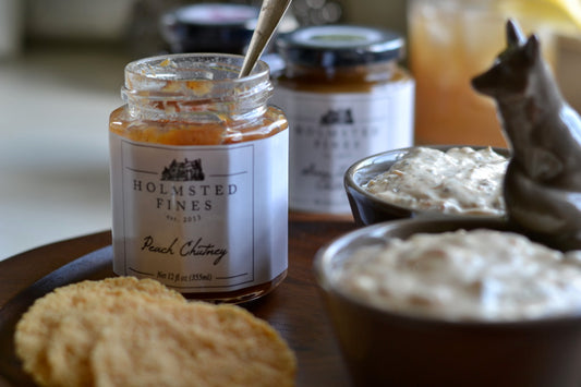 Peach Chutney (12 oz jar) - Holmstead Fines