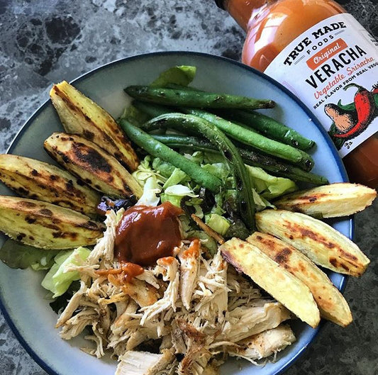 True Made Foods Hot Sauce Original Veracha, Paleo Friendly, Non-GMO, 6 pack