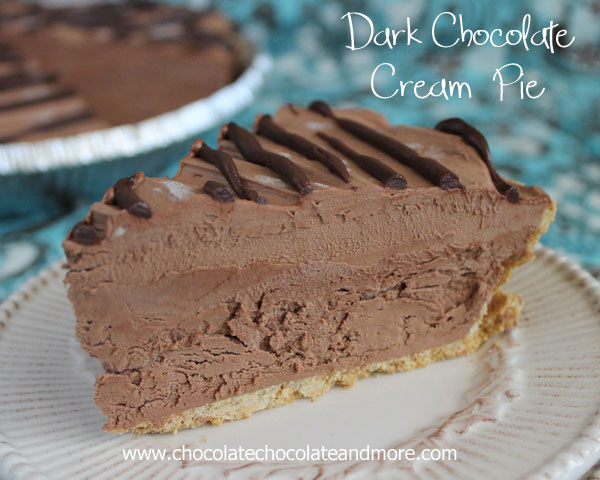 Dark Chocolate Cream Pie