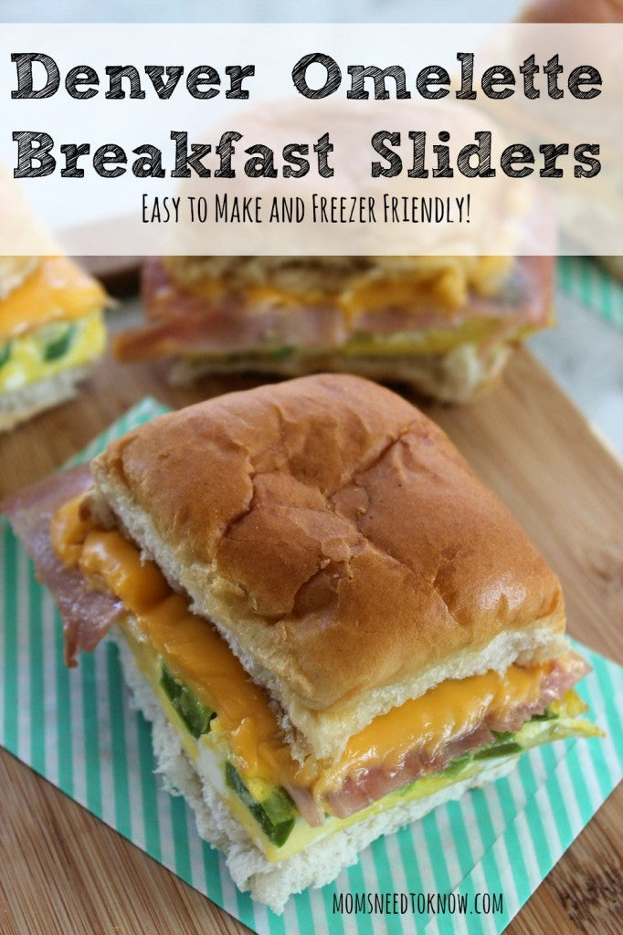 Denver Omelette Breakfast Sliders