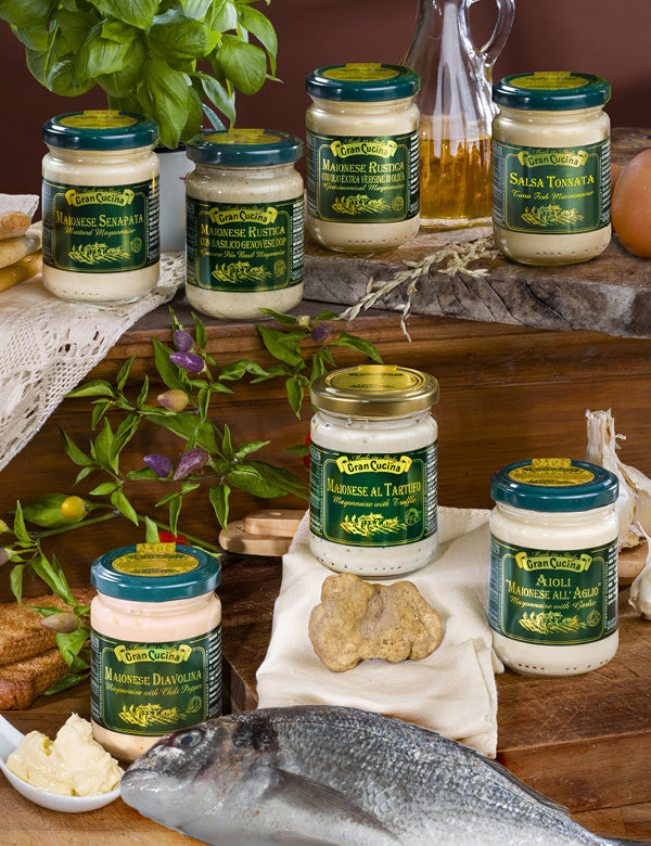 Gran Cucina Mayo Pesto with Genovese Basil, 4.23 oz - Pack of 2