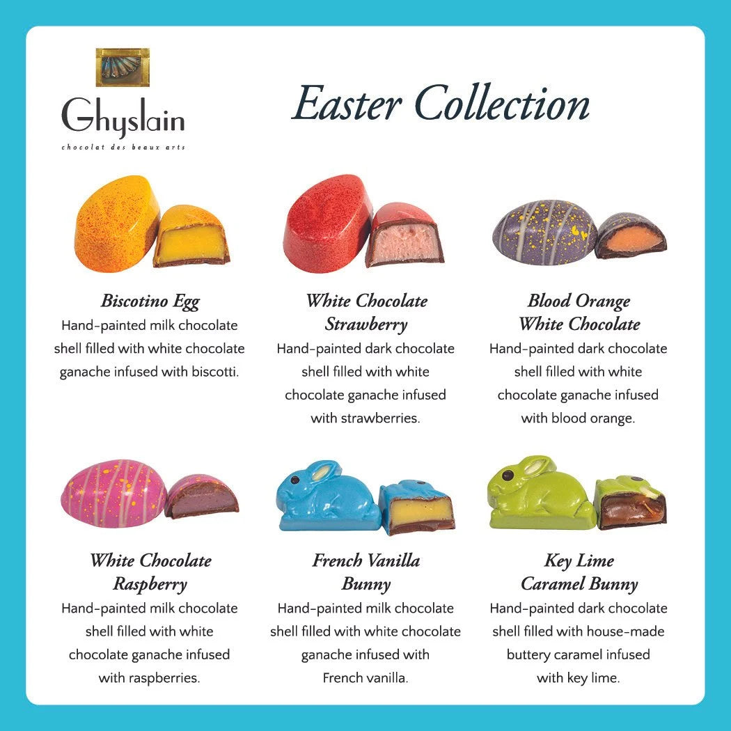 Ghyslain Easter Chocolate Window Box, 12 Piece