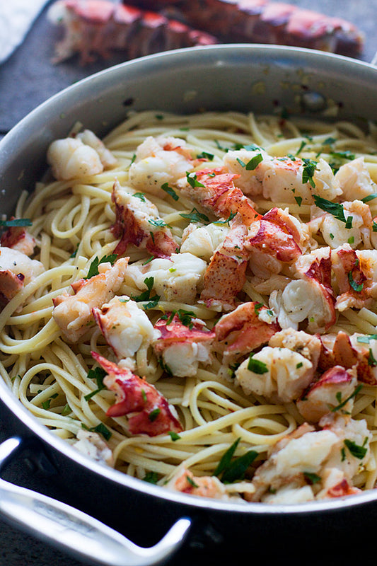 Lobster Scampi with Linguine