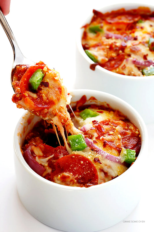 EASY QUINOA PIZZA BOWLS