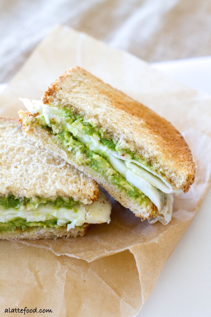 Egg White and Avocado Breakfast Sandwich