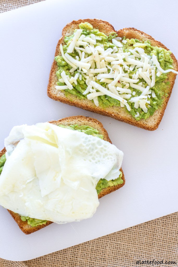Egg White and Avocado Breakfast Sandwich