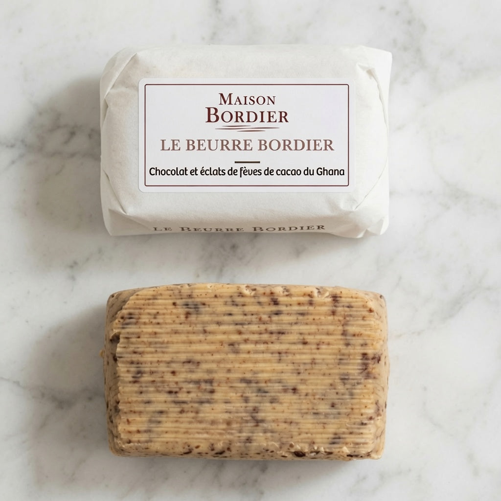 Le Beurre Bordier Chocolate & Cocoa Nibs Butter — 4.4 oz