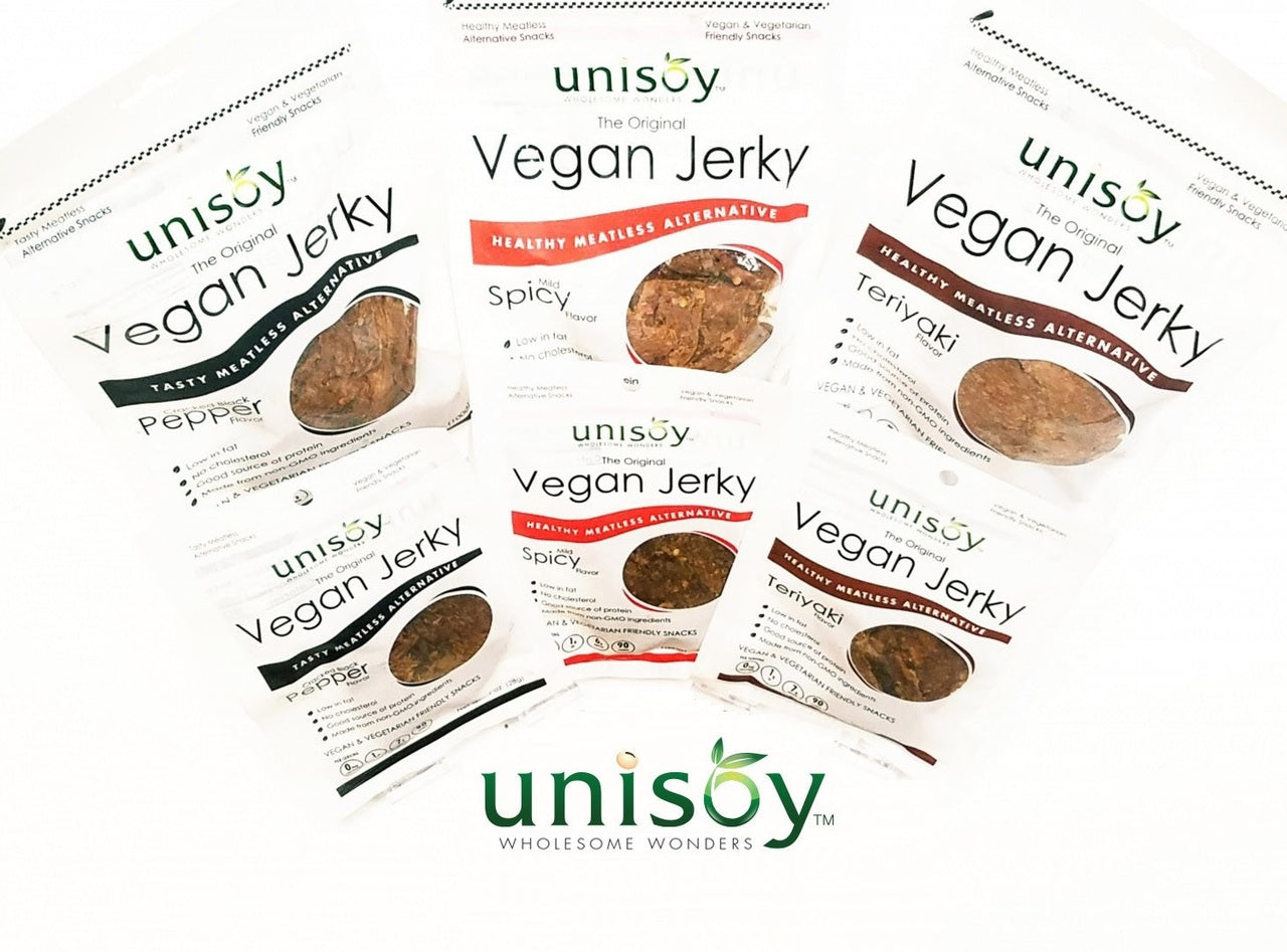 Cracked Black Pepper Vegan Jerky