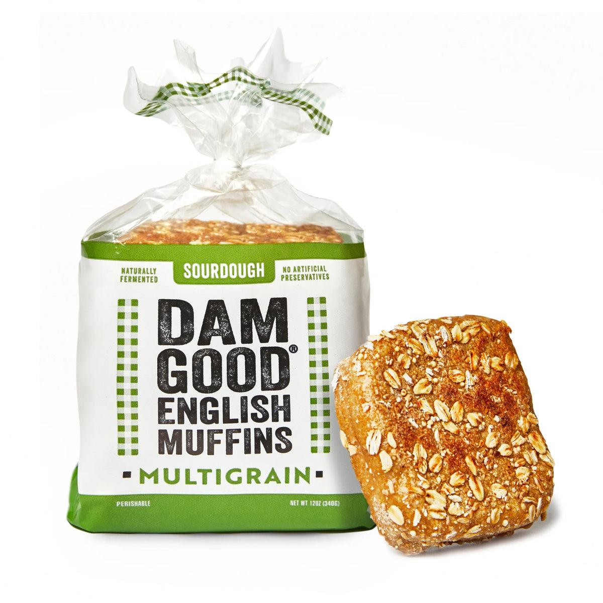 Dam Good™ Multigrain Sourdough English Muffins - Vegan • Non-GMO • Plant-Based