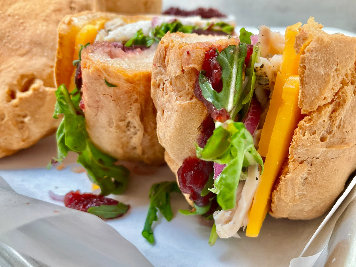 Hand Crafted Hoagie Rolls - 4-Pack Gluten-Free · Vegan