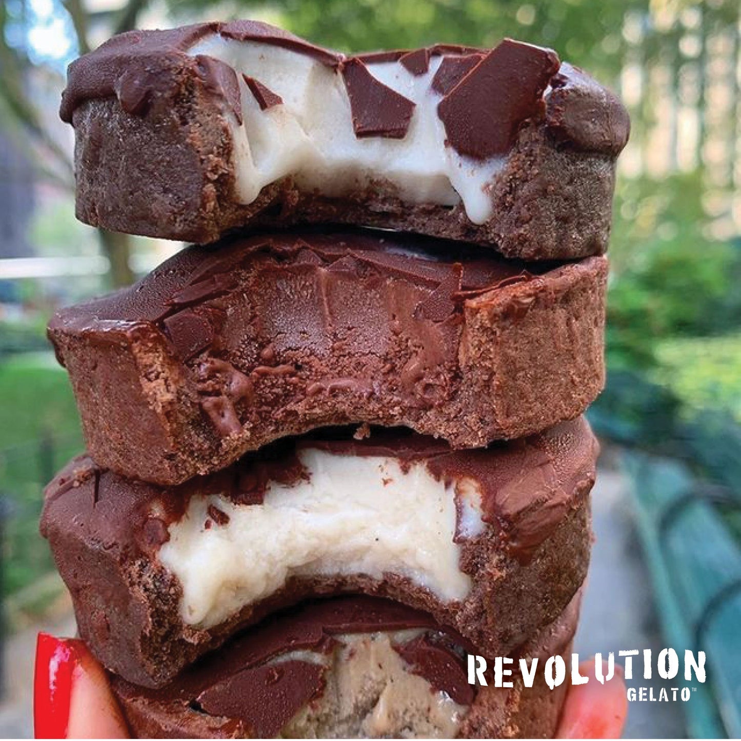 Mega Mini Gelato Pie - Plant Based - includes 8