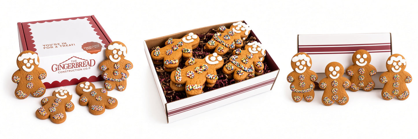 Gingerbread Boy & Girl Cookies, 5”