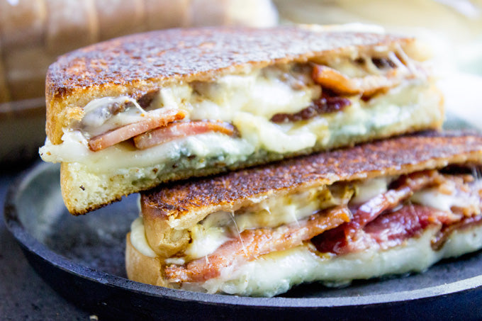 Fig and Bacon Grilled Cheese Sandwich (The Figgy Piggy)