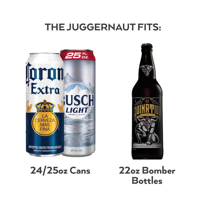 HOPSULATOR JUGGERNAUT | MATTE GRAY (24/25OZ CANS)